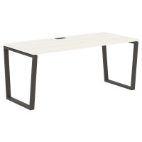 Стол прямой EVST 1780 Ясень Траун/Мокко 1760х800х750 EDIS