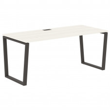 Стол прямой EVST 1780 Ясень Траун/Мокко 1760х800х750 EDIS