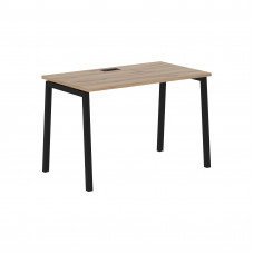 Стол прямой ELST 1167 Дуб Денвер светлый/Черный 1160х670х750 EDIS