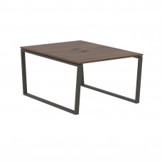 Стол 2-х местный EVWST 1116 Дуб Денвер тёмный/Мокко 1160х1606х750 EDIS