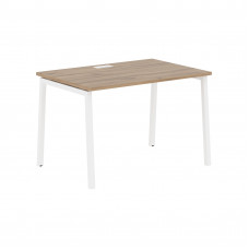 Стол прямой ELST 1180 Дуб Денвер светлый/Белый 1160х800х750 EDIS