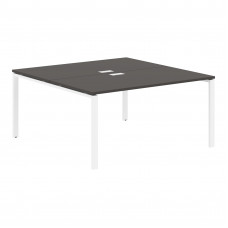 Стол 2-х местный EUWST 1516 Мокко/Белый 1560х1606х750 EDIS