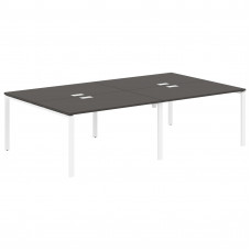 Стол 4-х местный EUWST 2716 Мокко/Белый 2726х1606х750 EDIS