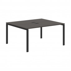Стол 2-х местный EUWST 1513 Мокко/Черный 1560х1346х750 EDIS