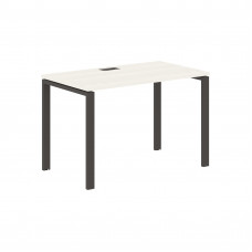 Стол прямой EUST 1167 Ясень Траун/Мокко 1160х670х750 EDIS