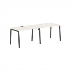 Стол 2-х местный ELWST 2380 Ясень Траун/Мокко 2326х800х750 EDIS