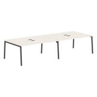 Стол 4-х местный ELWST 3513 Ясень Траун/Мокко 3526х1346х750 EDIS