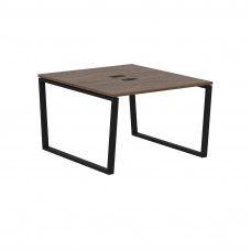 Стол 2-х местный EVWST 1113 Дуб Денвер тёмный/Черный 1160х1346х750 EDIS