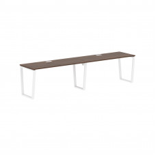 Стол 2-х местный EVWST 3167 Дуб Денвер тёмный/Белый 3126х670х750 EDIS