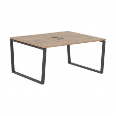 Стол 2-х местный EVWST 1513 Дуб Денвер светлый/Мокко 1560х1346х750 EDIS