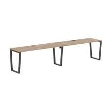 Стол 2-х местный EVWST 3567 Дуб Денвер светлый/Мокко 3526х670х750 EDIS