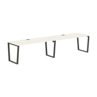 Стол 2-х местный EVWST 3580 Ясень Траун/Мокко 3526х800х750 EDIS