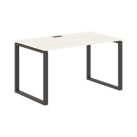 Стол прямой EQST 1380 Ясень Траун/Мокко 1360х800х750 EDIS