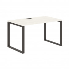 Стол прямой EQST 1380 Ясень Траун/Мокко 1360х800х750 EDIS