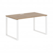 Стол прямой EQST 1380 Дуб Денвер светлый/Белый 1360х800х750 EDIS