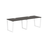 Стол 2-х местный EVWST 2380 Мокко/Белый 2326х800х750 EDIS