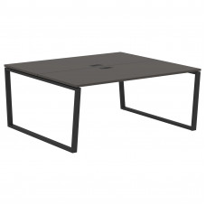Стол 2-х местный EVWST 1716 Мокко/Черный 1760х1606х750 EDIS