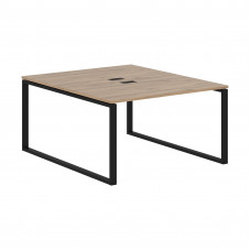 Стол 2-х местный EQWST 1316 Дуб Денвер светлый/Черный 1360х1606х750 EDIS