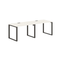 Стол 2-х местный EQWST 2380 Ясень Траун/Мокко 2326х800х750 EDIS