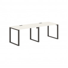 Стол 2-х местный EQWST 2380 Ясень Траун/Мокко 2326х800х750 EDIS