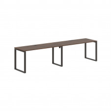 Стол 2-х местный EQWST 3167 Дуб Денвер тёмный/Мокко 3126х670х750 EDIS