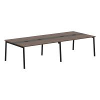 Конференц стол ELCT 3114 Дуб Денвер темный/Мокко/Черный 3132х1346х750 EDIS