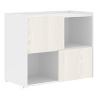 Тумба сервисная ELC 9045 Ясень Траун/Белый 904х450х750 ЭДИС (EDIS)