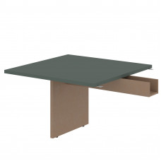 Стол приставной VFCT 1212.1 Нефрит/Кобра 1200х1200х750 VELION