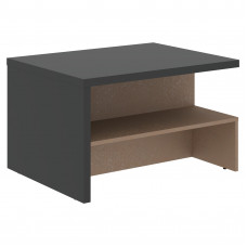 Стол журнальный VCT 9070 Яшма черный/Кобра 900х700х550 VELION