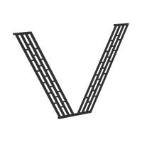 Элемент металлический (2шт) Накладка фронтальной панели XQPOF-2 Антрацит 131х22,5х846 XTEN-QP
