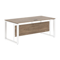 Стол руководителя EST 189 Кария Пальмира/Белый 1800х900х750 ENIO
