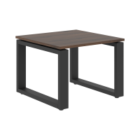 Стол журнальный ECT 6060 Дуб Денвер темный/Антрацит 600х600х450 ENIO