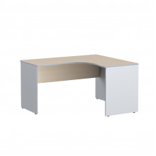 Стол криволинейный СА-3Пр Беларусь Клен/Металлик 1400*1200(600)*755 IMAGO