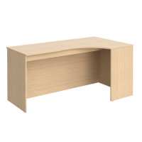 Стол эргономичный SE-1600(R) Легно светлый 1600*900*760 SIMPLE