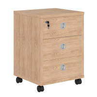 Тумба подкатная B 201 Дуб Девон с фолдингом 480*455*660 BORN