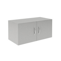 Антресоль широкая с глухими дверьми SA-770.1 Серый 770х375х370 SIMPLE