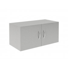 Антресоль широкая с глухими дверьми SA-770.1 Серый 770х375х370 SIMPLE