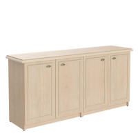 Шкаф низкий 2- секционный RLW 185 Бук Тиара 1842х465х887 RAUT