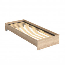 Кровать без изголовья KBW 208 Дуб Сонома светлый 2040х840х300 KANN