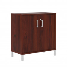 Шкаф низкий с замком в глухих малых дверях B 410.3(RZ) Бургунди 900х450х920 BORN