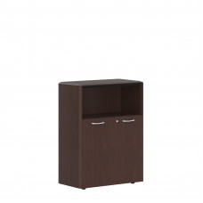 Шкаф средний с замком в малых дверях и обвязкой DMC 85.3(Z) Венге Магия 892х450х1185 DIONI