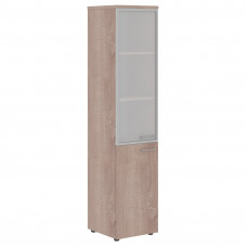 Шкаф колонка комбинированая (L) с топом XHC 42.7(L) Дуб Сонома 432х432х1955 XTEN