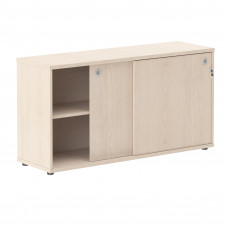 Шкаф низкий со слайд дверьми XLC 1443 Бук Тиара 1406х430х750 XTEN