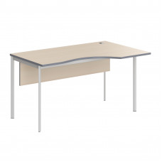 Стол эргономичный СА-2SD(R) Клен/Белый 1400х900х755. IMAGO-S