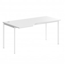 Стол эргономичный СА-1S(L) Белый/Белый 1600х900х755. IMAGO-S