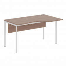 Стол эргономичный СА-2SD(R) Ясень Шимо/Белый 1400х900х755. IMAGO-S