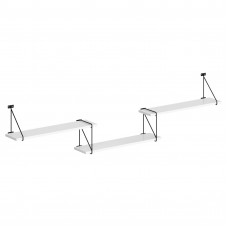 Полка с полкодержателями SH4-ROD/BAR Белый 1780х166х392 COFFEE