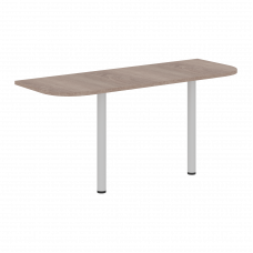 Приставка с опорами XKD 166.1 Дуб Сонома/Алюминий 1606х600х750