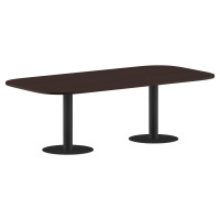 Конференц стол ПРГ-8 Венге Магия/Антрацит 3600х1200х750