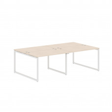 Стол 4-х местный XQWST 2414 Бук Тиара/Белый 2406х1406х750